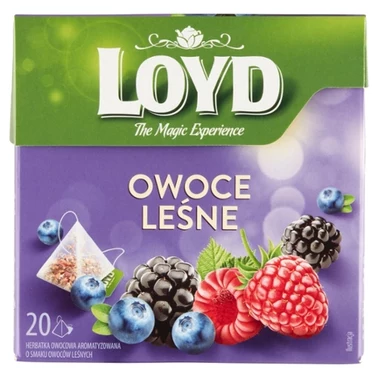 Loyd Herbatka owocowa aromatyzowana o smaku owoców leśnych 40 g (20 x 2 g) - 2