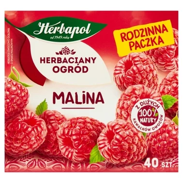 Herbapol Herbaciany Ogród Herbatka owocowo-ziołowa malina 108 g (40 x 2,7 g) - 0