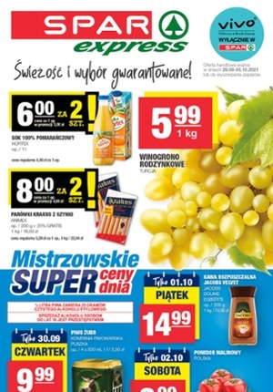 Gazetka promocyjna SPAR Express - SPAR Express - nowa oferta promocyjna