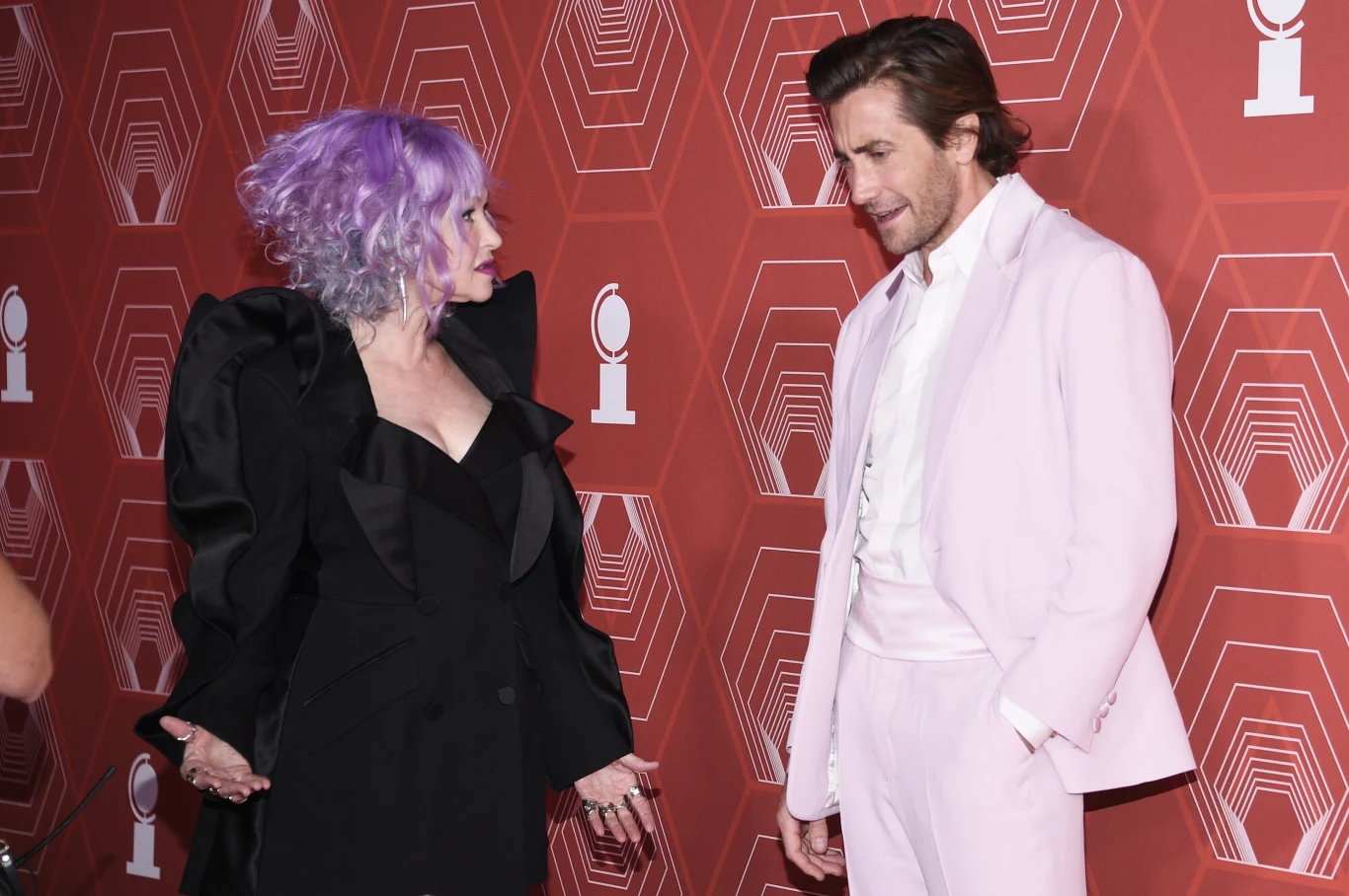 Cyndi Lauper na ściance rozmawiała m.in. z Jakem Gyllenhaalem.
