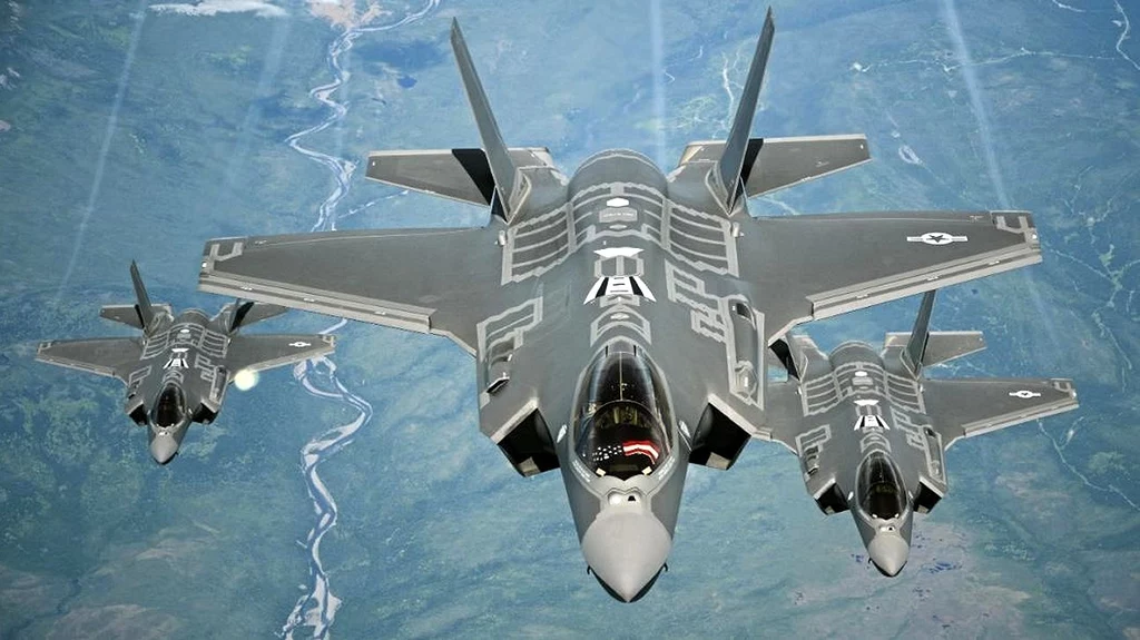 Nowoczesne myśliwce F-35 pierwszy raz wzięły udział w walce