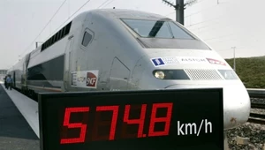 Francuski TGV ustanawia nowy rekord prędkości pociągu jadącego po szynach