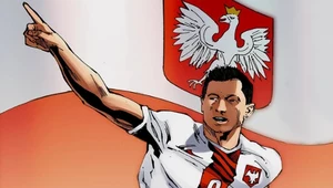 Robert Lewandowski stał się bohaterem mundialowej serii komiksów Marvela