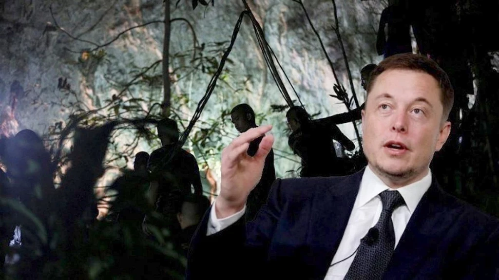 Elon Musk zbudował małą „łódź podwodną” dla dzieci uwięzionych w jaskini w Tajlandii