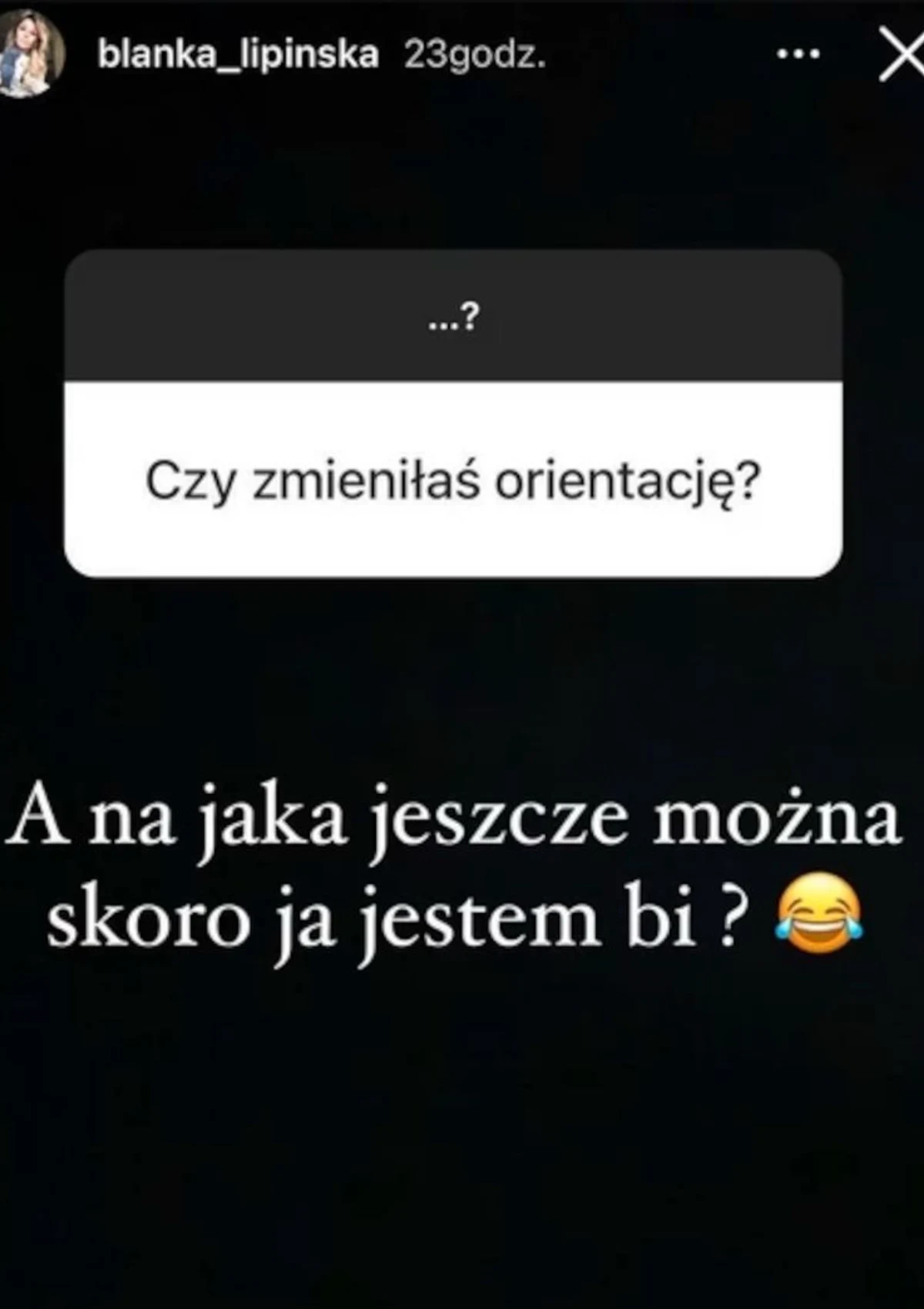 Instagram Blanki Lipińskiej, fot. https://www.instagram.com/blanka_lipinska/ Instagram Blanki Lipińskiej, fot. https://www.instagram.com/blanka_lipinska/