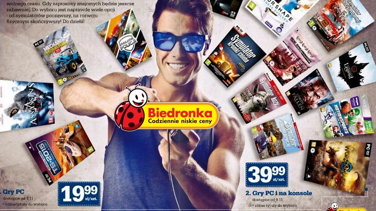 Biedronka kusi kolejną atrakcyjną promocją na gry wideo. Zobaczcie ofertę! Biedronka kusi kolejną atrakcyjną promocją na gry wideo. Zobaczcie ofertę!