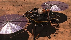 Nowe fotki prosto z Marsa. Sonda InSight patrzy na piaskownicę i niebo