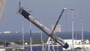 Zobaczcie nieudane lądowanie pierwszego stopnia rakiety Falcon-9 po misji CRS-16