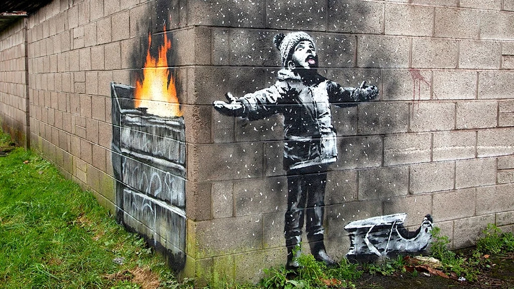 Banksy powraca i tym razem zwraca uwagę na wielki problem smogu w Europie