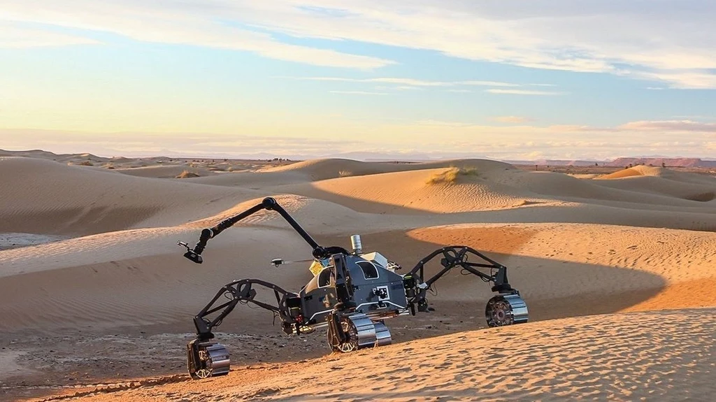 Gigantyczne robo-pająki polecą na Marsa. ESA testuje je na pustyni w Maroku