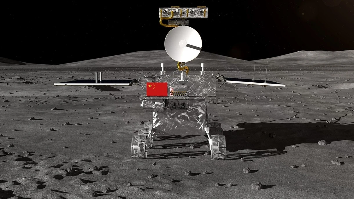 Chińska misja Chang'e-4 ląduje na niewidocznej z Ziemi stronie Księżyca Chińska misja Chang'e-4 ląduje na niewidocznej z Ziemi stronie Księżyca