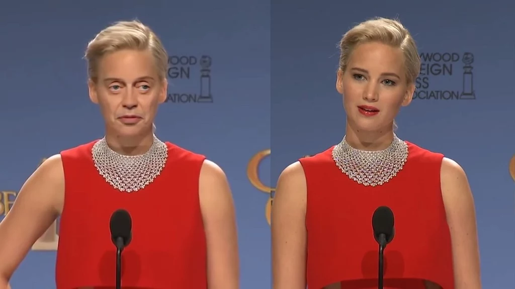 Technologia DeepFake umieszcza Steve'a Buscemiego w ciele Jennifer Lawrence