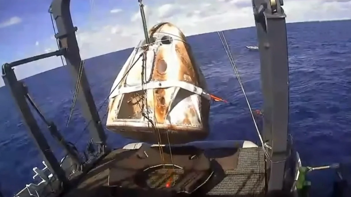Wielki sukces pierwszej misji załogowej kapsuły Dragon-2 od SpaceX Wielki sukces pierwszej misji załogowej kapsuły Dragon-2 od SpaceX