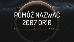 Nadaj nazwę największej bezimiennej planecie karłowatej Układu Słonecznego