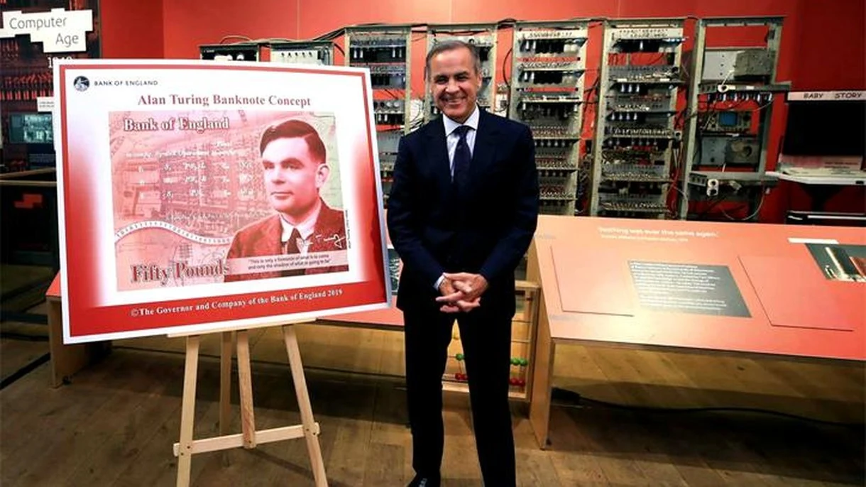 Alan Turing pojawił się na banknocie o nominale 50 funtów brytyjskich Alan Turing pojawił się na banknocie o nominale 50 funtów brytyjskich