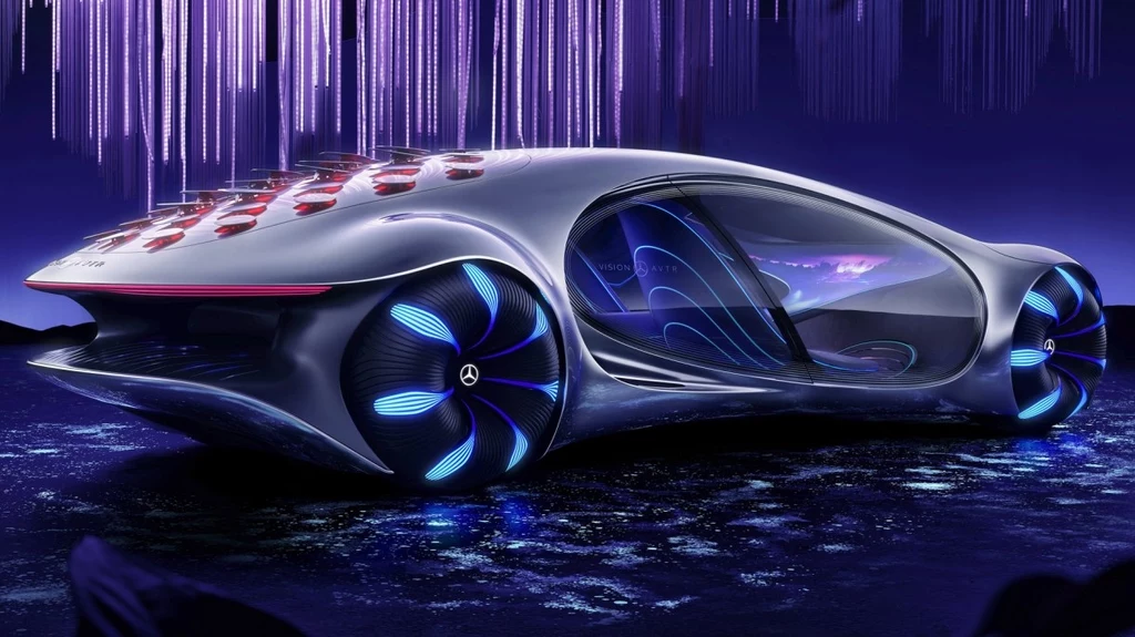 Oto Mercedes-Benz Vision AVTR, czyli wizja pojazdu przyszłości rodem z Avatara