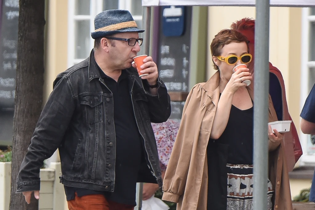 Zbigniew Zamachowski i Gabriela Muskała Zbigniew Zamachowski i Gabriela Muskała