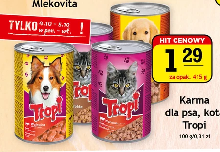 Karma dla psa Tropi