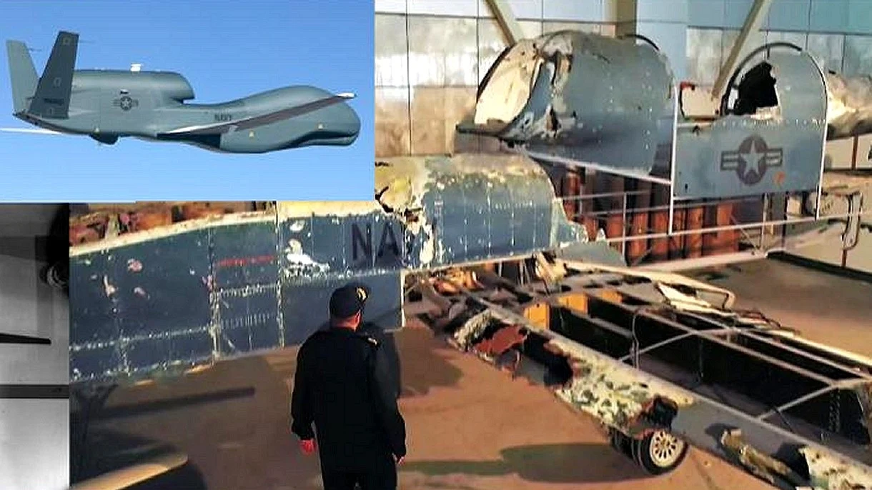 Iran przejął szczątki amerykańskiego drona Global Hawk i próbuje go odbudować Iran przejął szczątki amerykańskiego drona Global Hawk i próbuje go odbudować