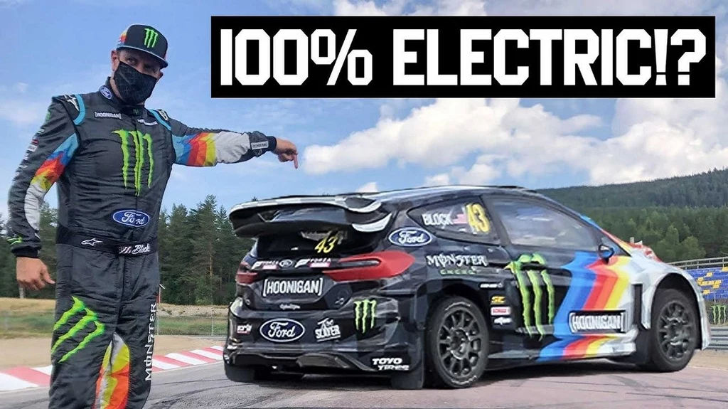 Ken Block za kierownicą pierwszego na świecie elektrycznego pojazdu rallycrossowego [FILM]