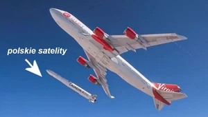 Polskie satelity zostaną posłane w kosmos z pokładu JumboJeta Virgin Orbit [FILM]