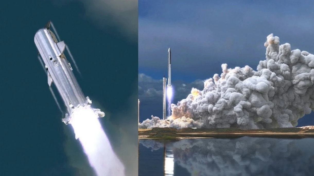Elon Musk ujawnia, że potężną SuperHeavy będą łapały w locie 143-metrowe wieże Elon Musk ujawnia, że potężną SuperHeavy będą łapały w locie 143-metrowe wieże