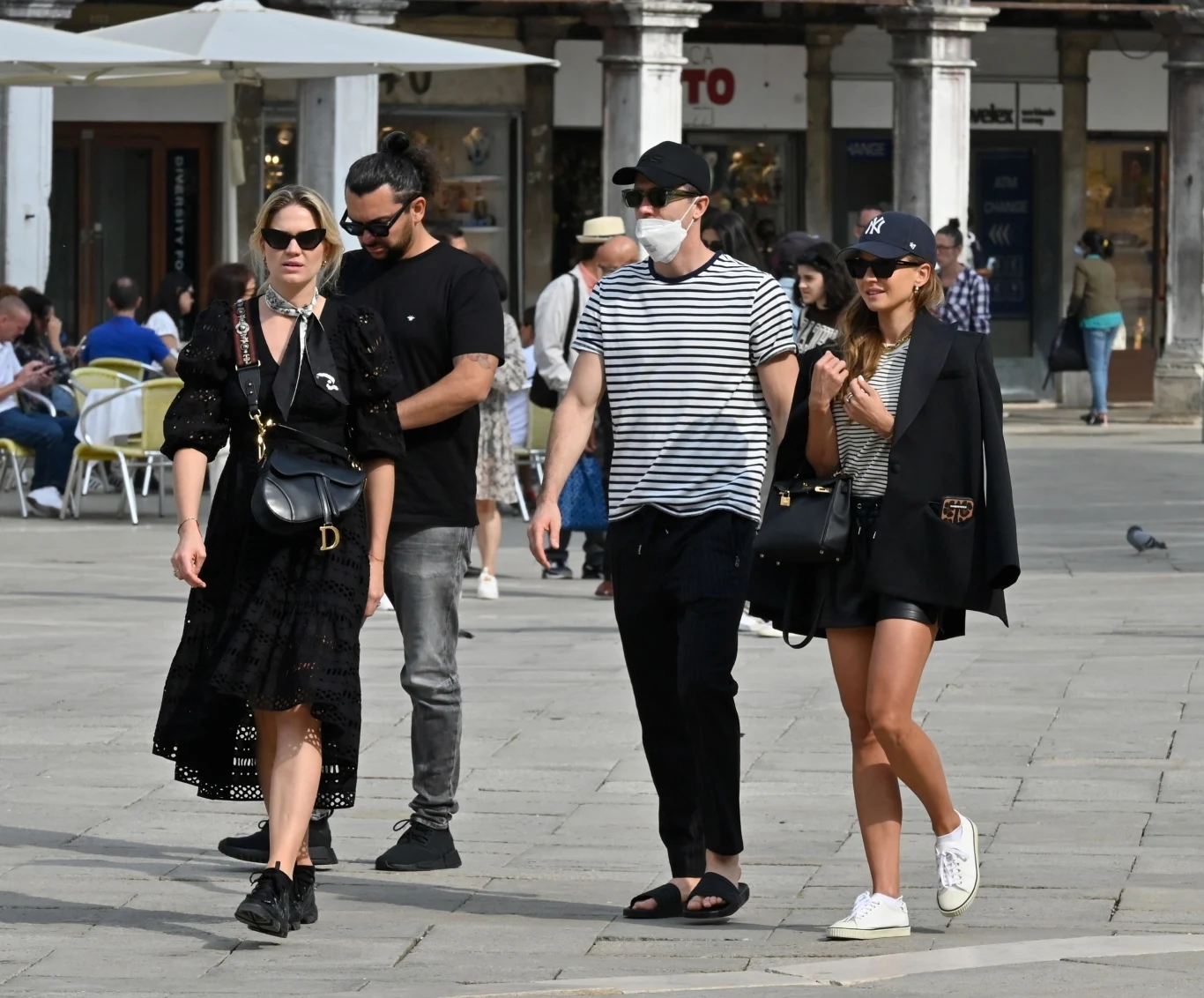 Anna i Robert Lewandowscy z przyjaciółmi w Wenecji Anna i Robert Lewandowscy z przyjaciółmi w Wenecji