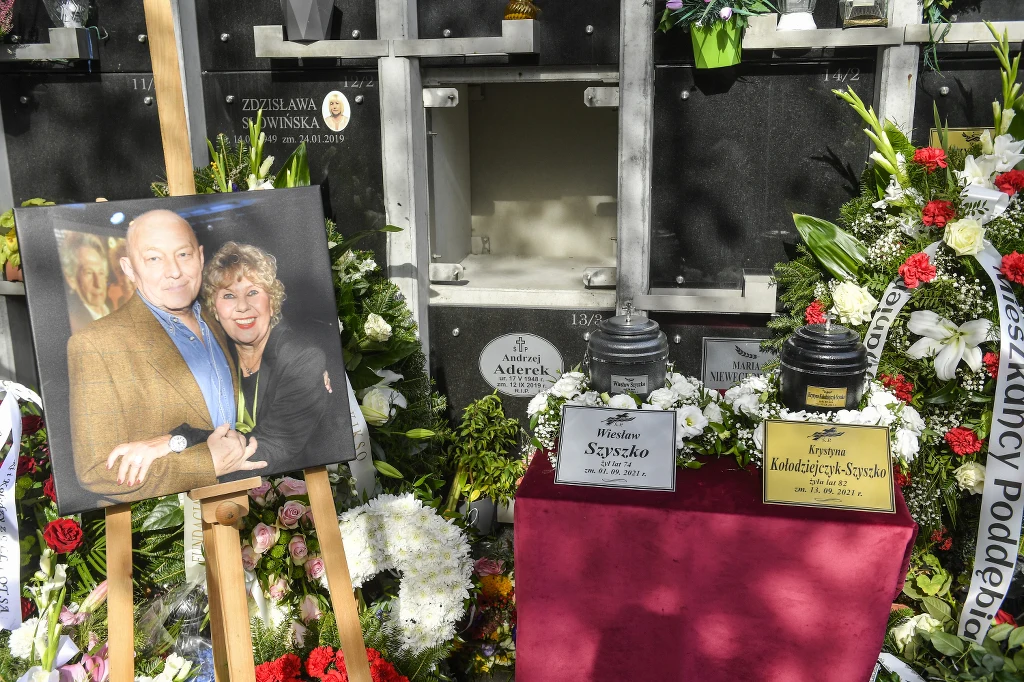 Krystyna Kołodziejczyk została pochowana wraz z mężem, Wiesławem Szyszko, który zmarł dwa tygodnie przed nią.