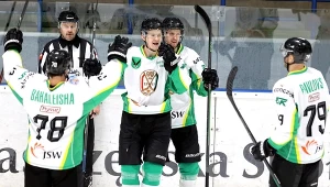 Radość hokeistów JKH GKS-u Jastrzębie