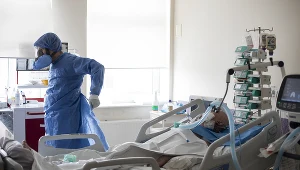 Oddział covidowy w Lublinie; zdj. ilustracyjne