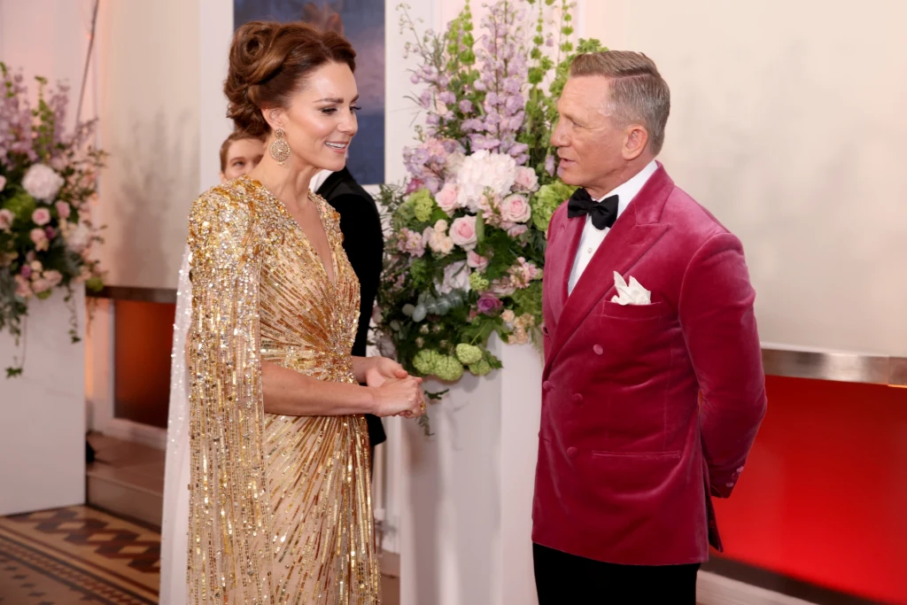 Księżna Kate i Daniel Craig