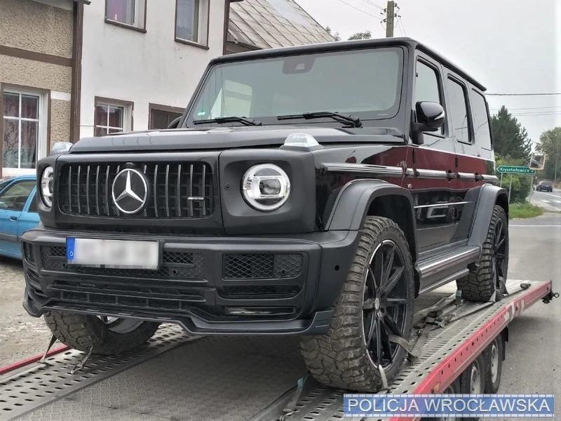 Odzyskany Mercedes-AMG G 63 Odzyskany Mercedes-AMG G 63