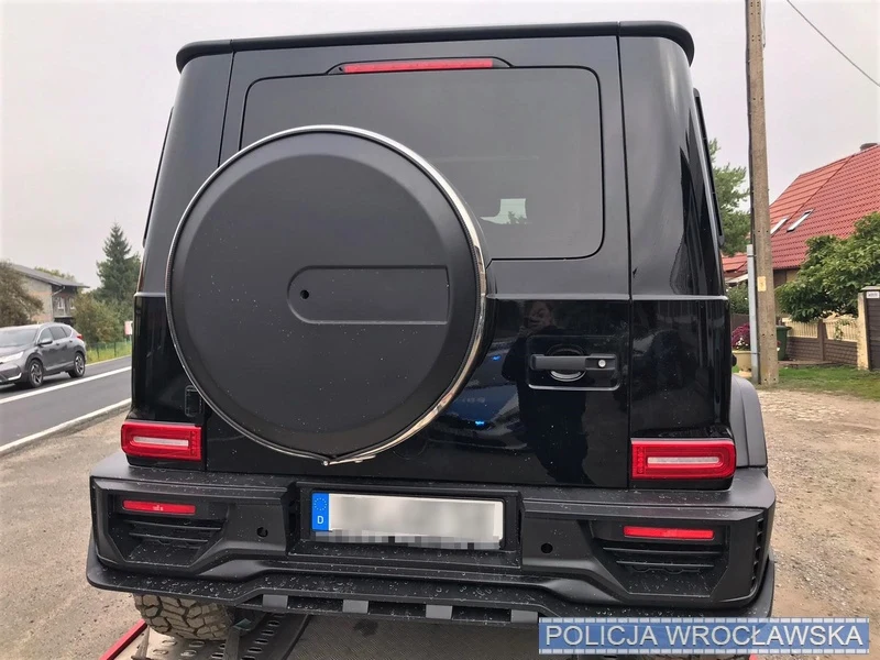 Odzyskany Mercedes-AMG G 63 Odzyskany Mercedes-AMG G 63