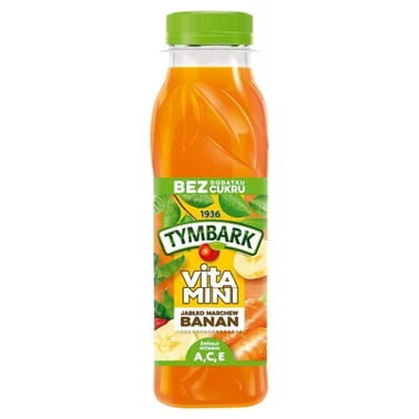 Tymbark Vitamini Sok polska marchew + banan jabłko 300 ml - 1