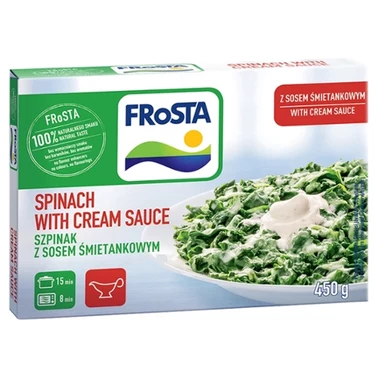 FRoSTA Szpinak z sosem śmietankowymi 450 g - 4