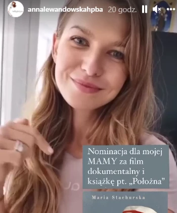 Anna Lewandowska jest dumna ze swojej mamy 