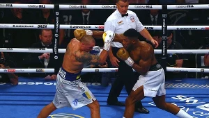 Ołeksandr Usyk i Anthony Joshua