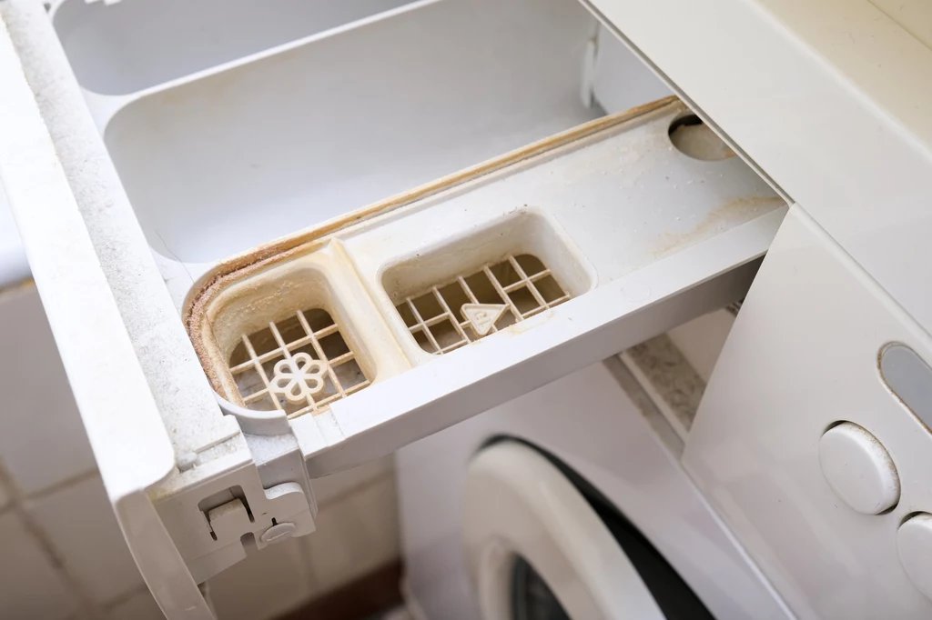 W szufladzie pralki są zazwyczaj trzy przegródki. Nie każdy wie, do czego służą