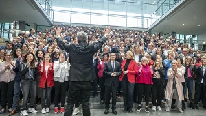 Zdjęcie polityków bez maseczek, które wywołało poruszenie w Niemczech