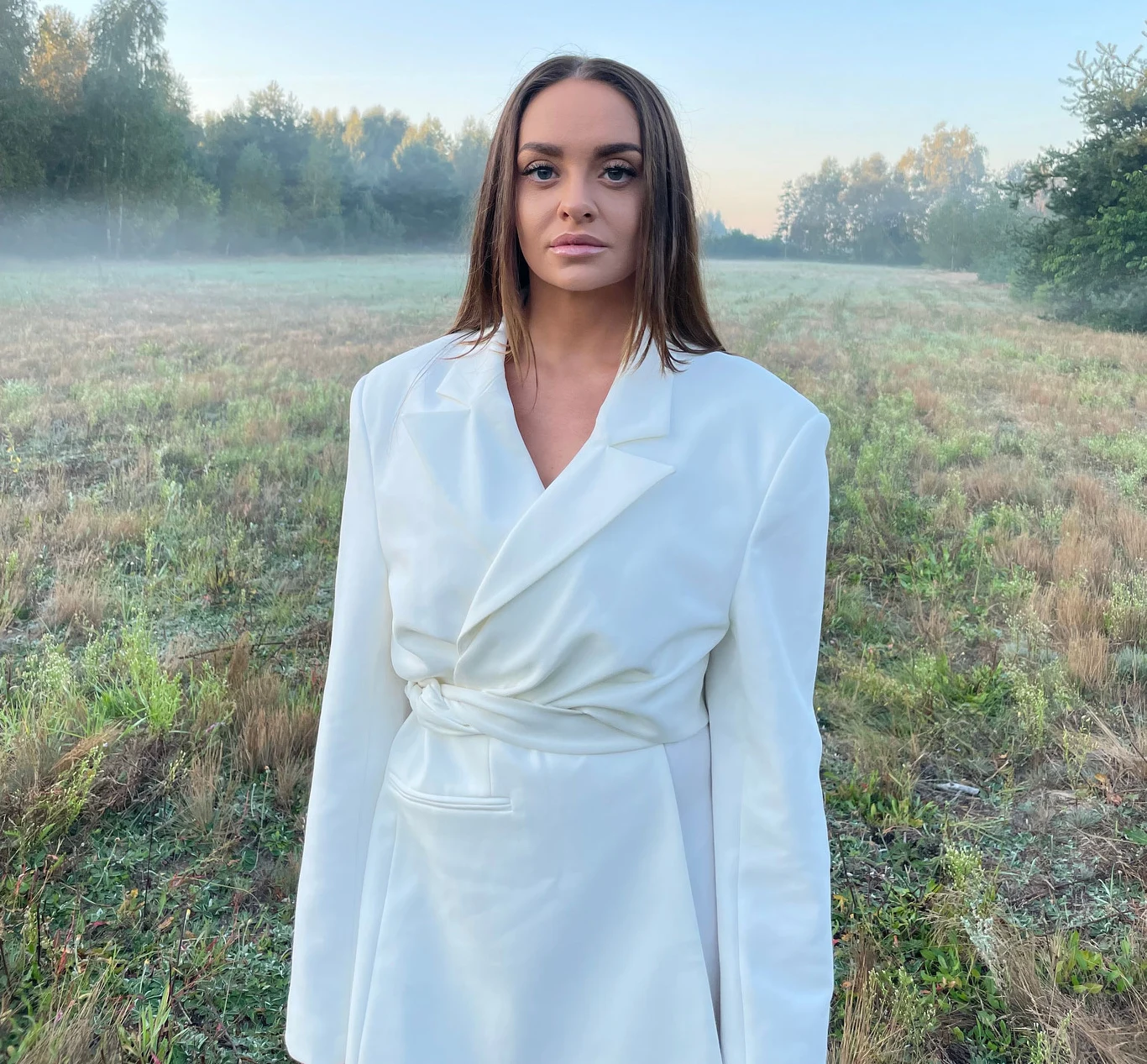 Sylwia Nowak na planie teledysku "Brak" Sylwia Nowak na planie teledysku "Brak"