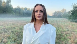 Sylwia Nowak na planie teledysku "Brak"