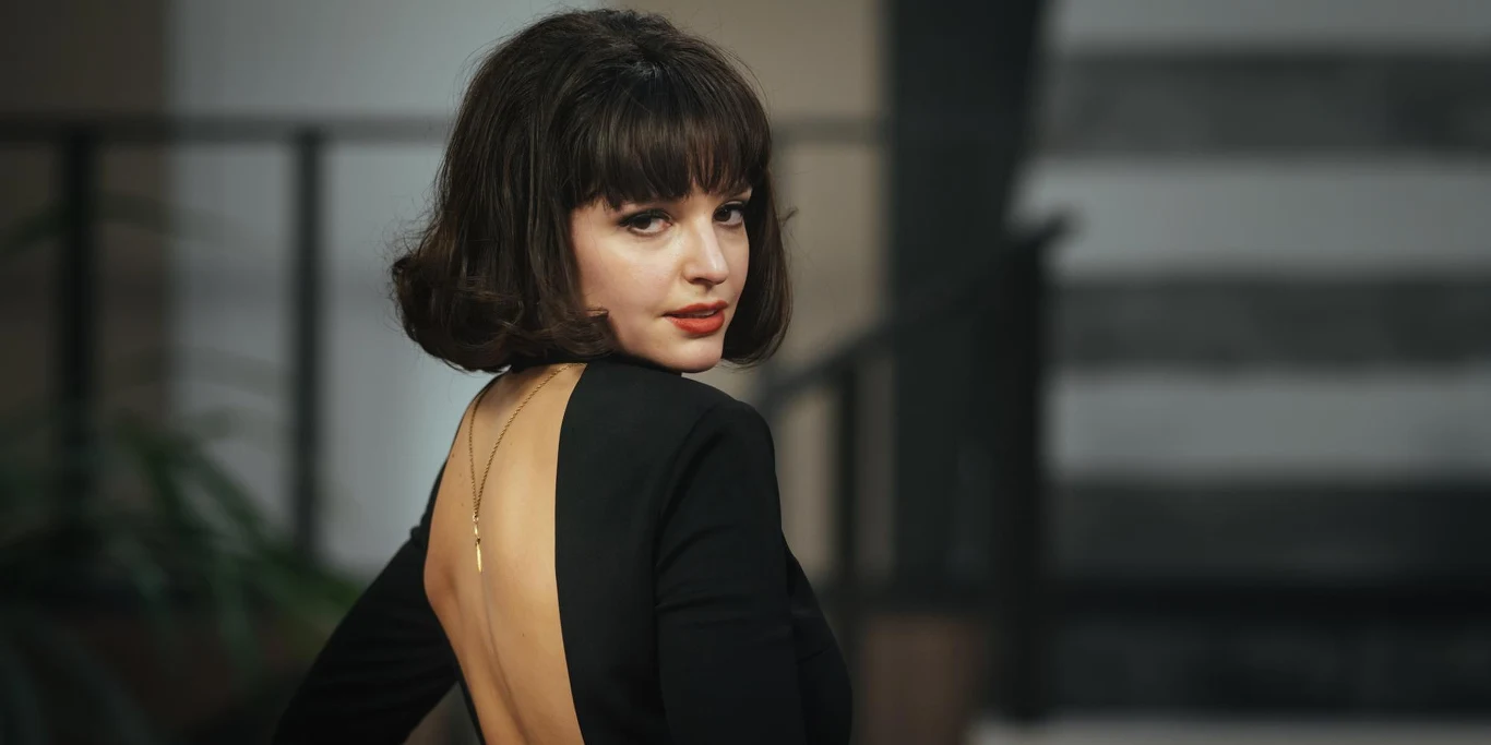 Maria Dębska jako Kalina Jędrusik w filmie "Bo we mnie jest seks"