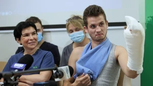 Dr Anna Chrapusta i 21-letni Maksymilian 