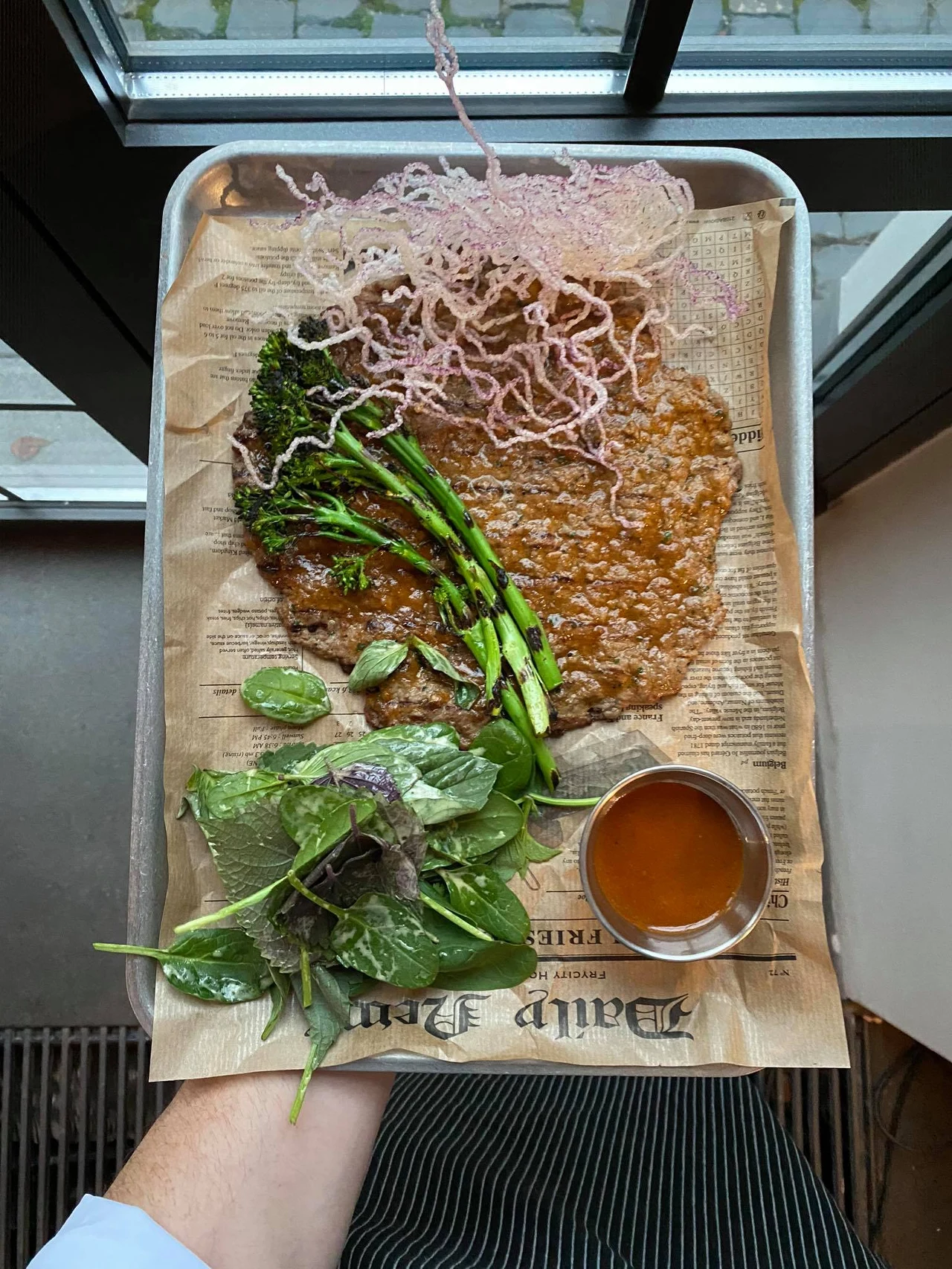 Stek z siekanej wołowiny Stek z siekanej wołowiny