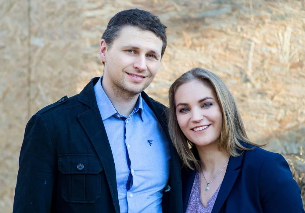 Michał Chorosiński z żoną Michał Chorosiński z żoną