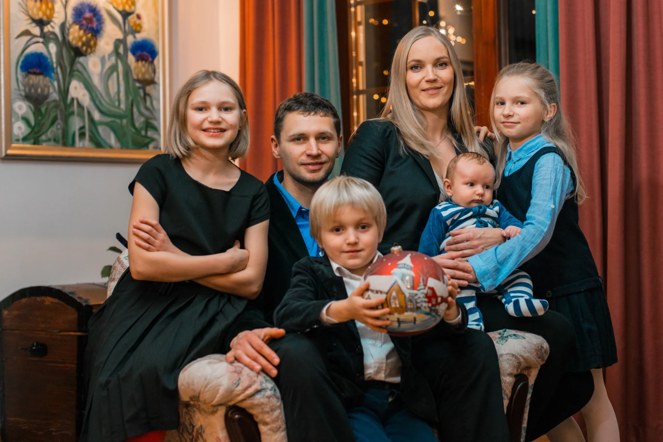 Michał Chorosiński z rodziną Michał Chorosiński z rodziną