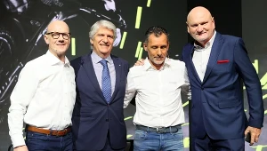 Od lewej: Tony Rickardsson, Jorge Viegas, Francois Ribeiro i Michał Zaleski