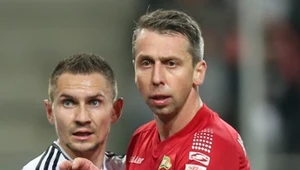 Jakub Wawrzyniak w barwach Lechii Gdańsk w meczu z Legią Warszawa w 2016 r.