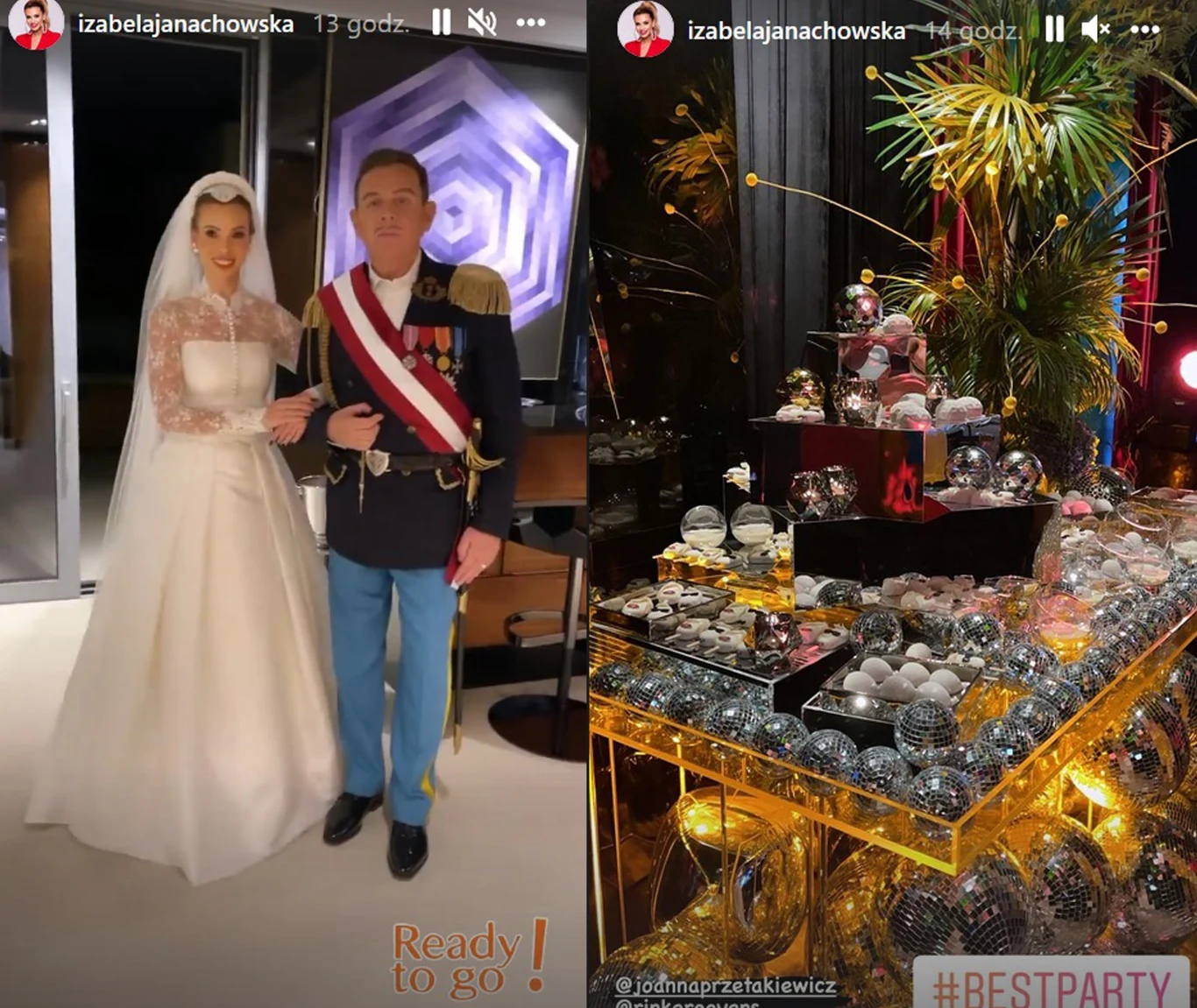 Izabela Janachowska pojawiła się na imprezie w sukni ślubnej Izabela Janachowska pojawiła się na imprezie w sukni ślubnej
