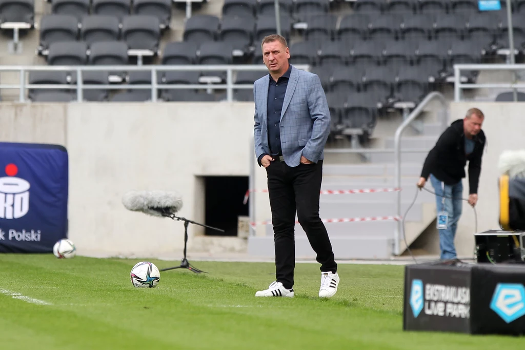Kamil Kiereś podczas meczu Pogoń Szczecin - Górnik Łęczna Kamil Kiereś podczas meczu Pogoń Szczecin - Górnik Łęczna